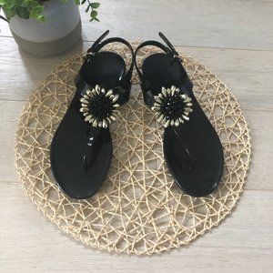 💸💸Coach Hilda Jelly Sandals Bead embellishment